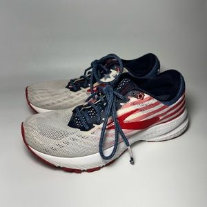 Brooks Launch 6 Womens Size 6 Running Shoes Stars and Stripes Old Glory USA